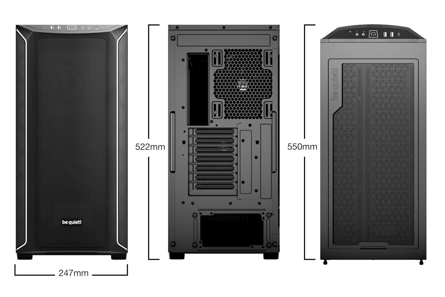 Be Quiet Shadow Base 800 Przestrzenne I Przewiewne Obudowy Z Topowej