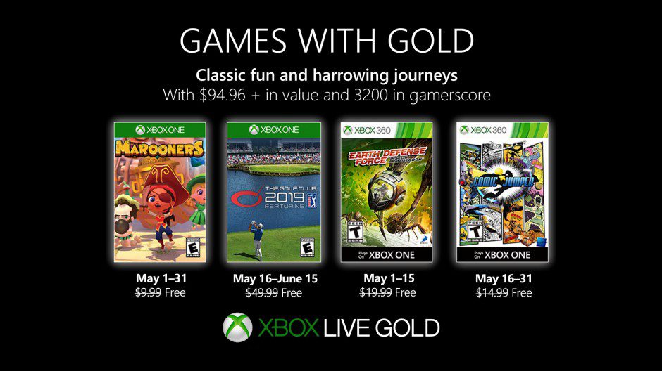 Games with Gold maj 2019