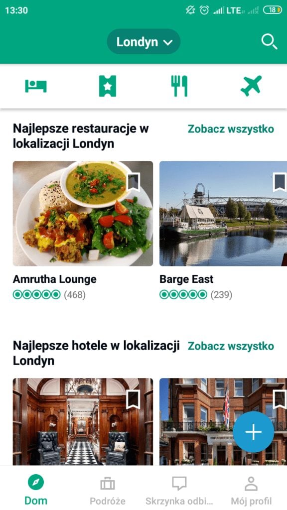 aplikacja turystyczna android ios