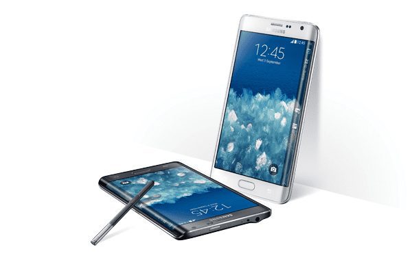 Samsung Galaxy Note Edge z rysikiem
