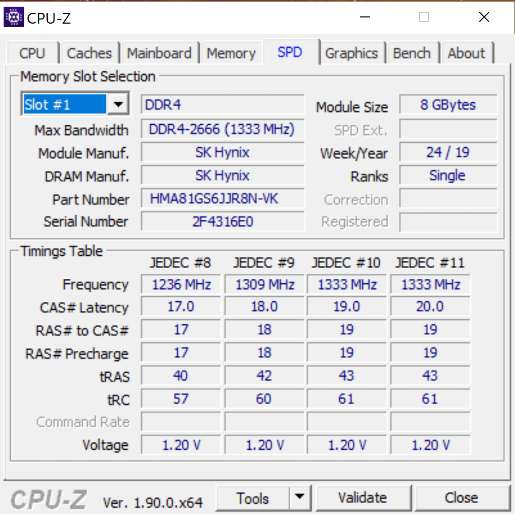 RAM xps 7590