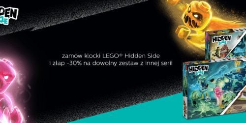 Kupujesz LEGO® Hidden Side, zyskujesz 30% rabatu na inny zestaw klocków