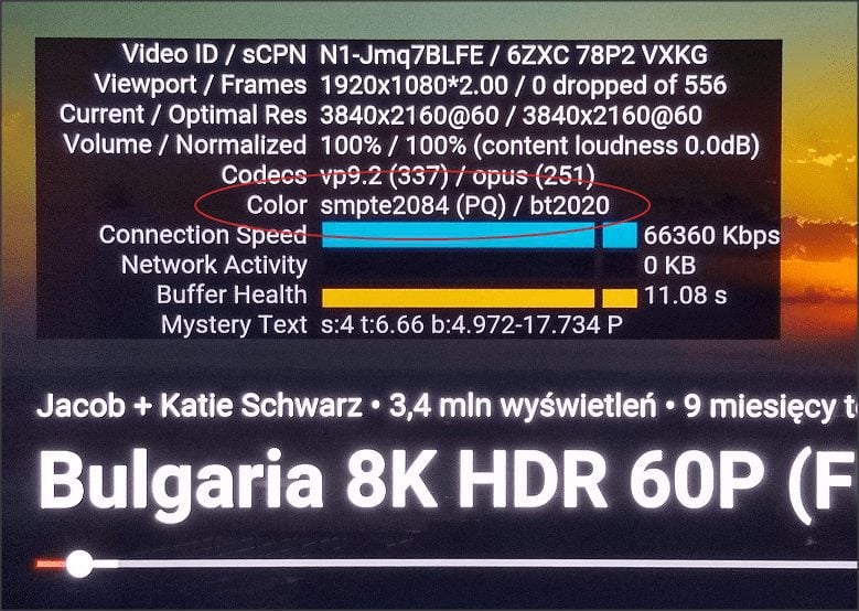 hdr youtube w tv