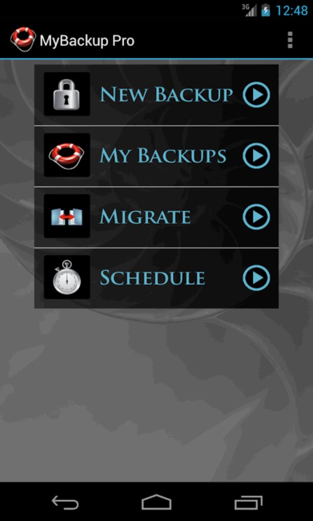 mybackup - aplikacja