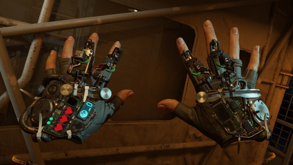 Half-Life Alyx rękawice z urządzeniem