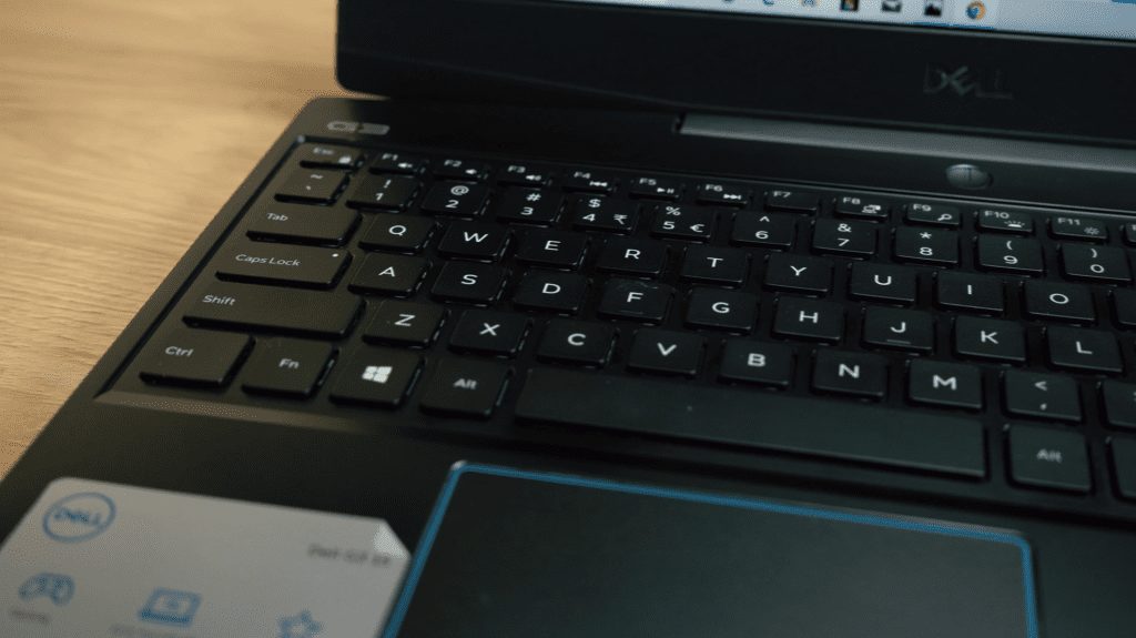 Dell G3 gładzik i klawiatura