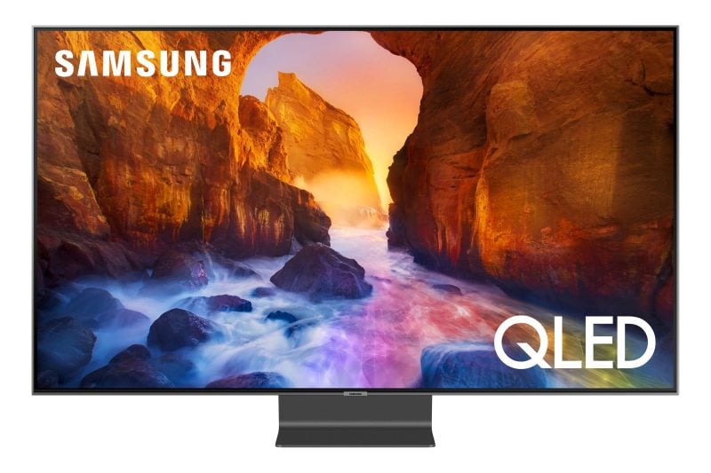 materiał reklamowy telewizora Samsung QLED