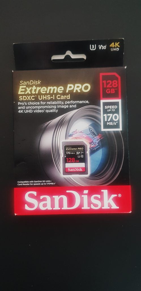 sandisk 128gb sdxc extreme pro
