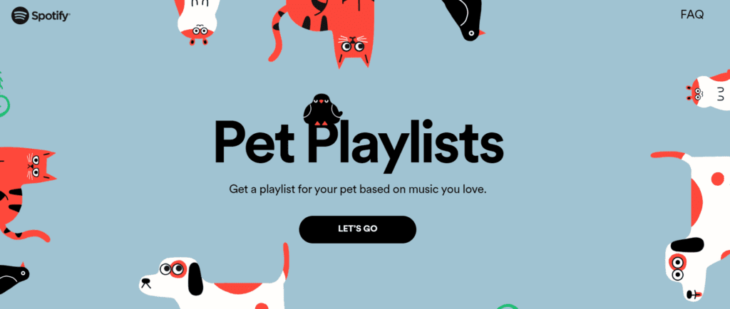 spotify playlists pets zwierzaki geex