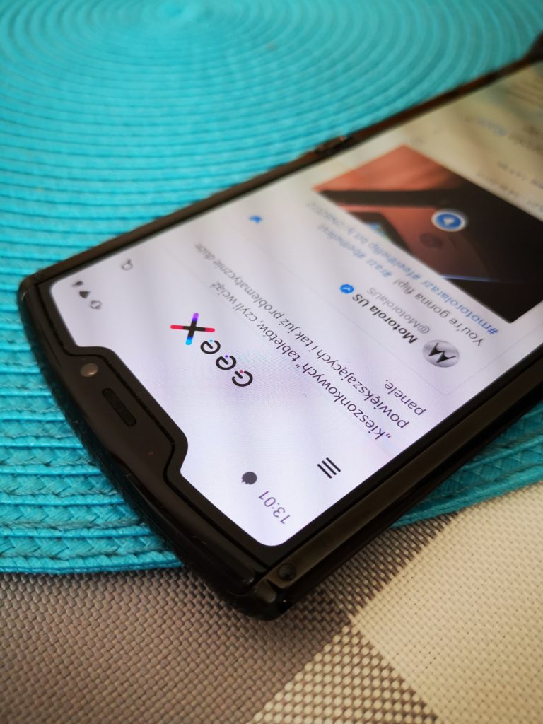 Motorola Razr ekran 6,2 OLED
