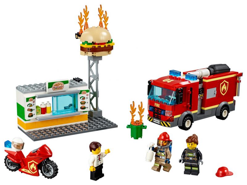LEGO na ratunek w płonącym barze