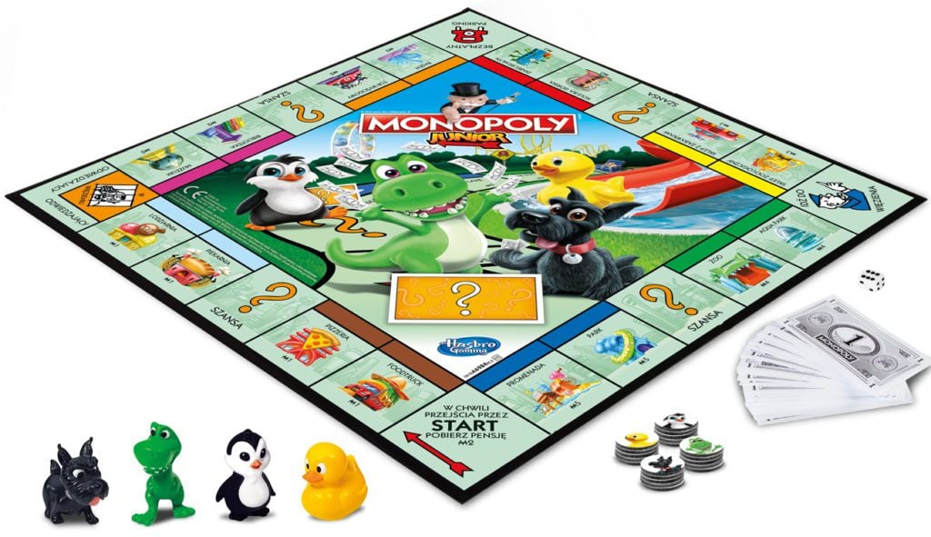 Monopoly Junior Hasbro przedszkolak Geex