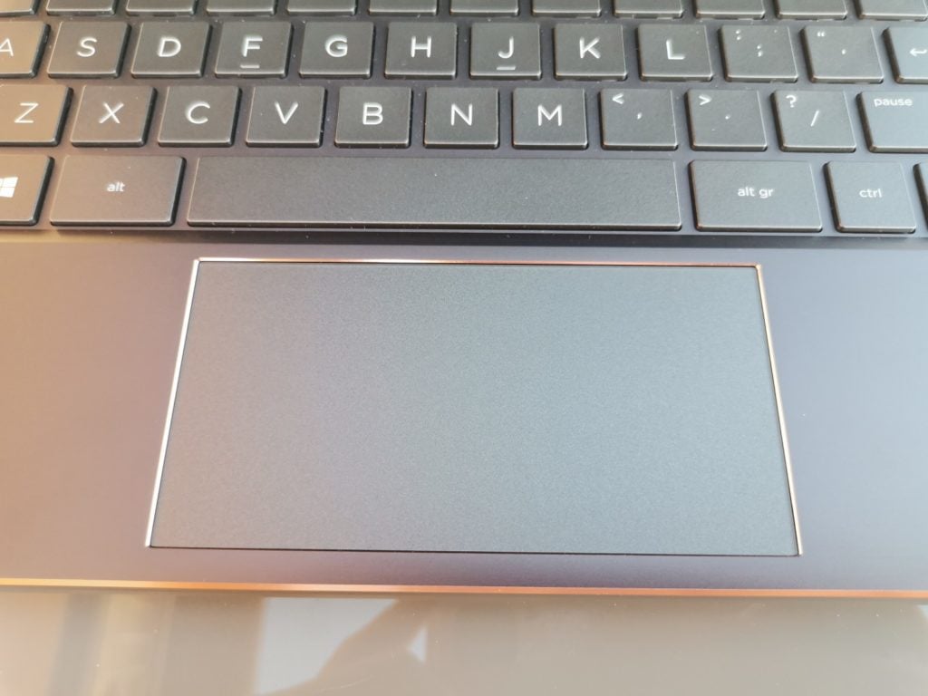 HP spectre x360 touchpad