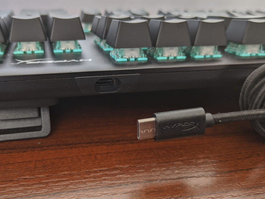 HyperX Alloy Origins port USB typu C