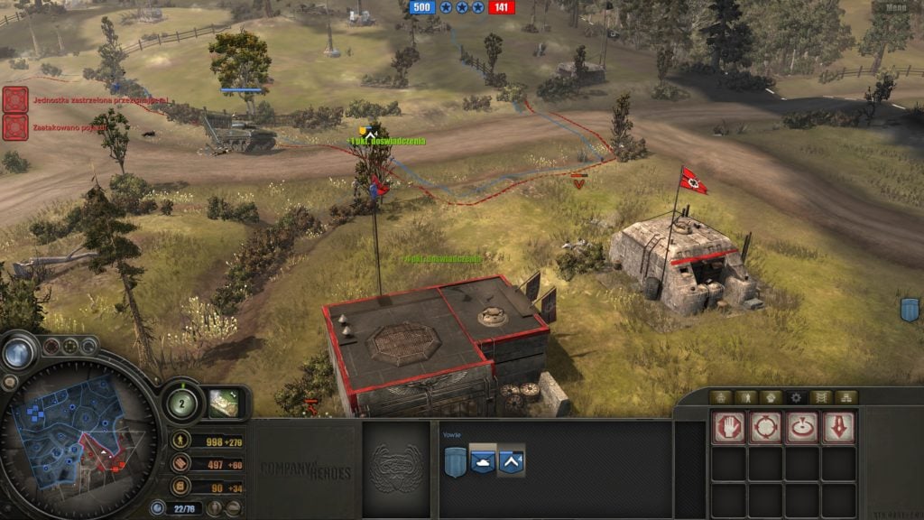 Company of Heroes walka czołgiem