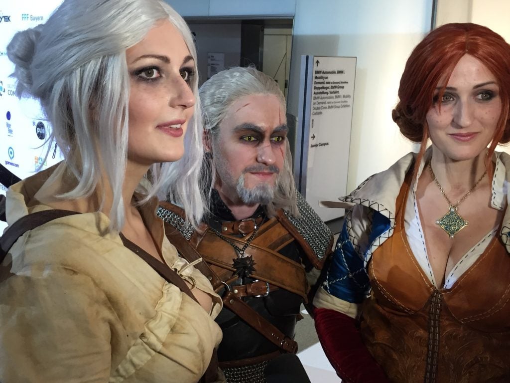 Wiedźmin 3 cosplay Geralt, Ciri, Triss