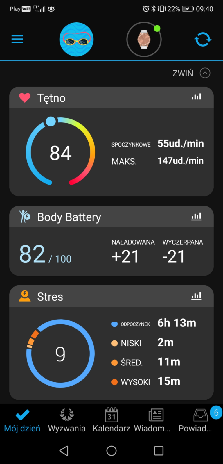 garmin vivomove 3 style