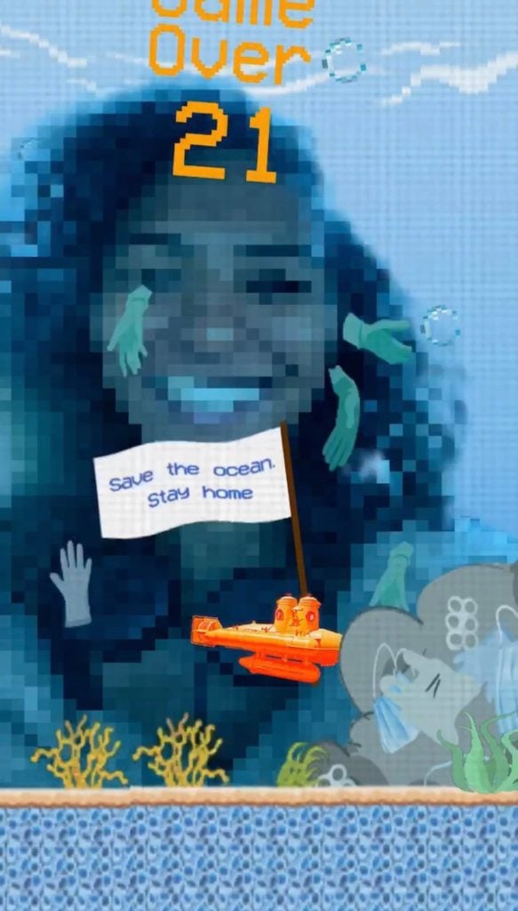 save the ocean gra game over