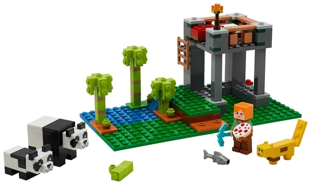 zestaw lego minecraft
