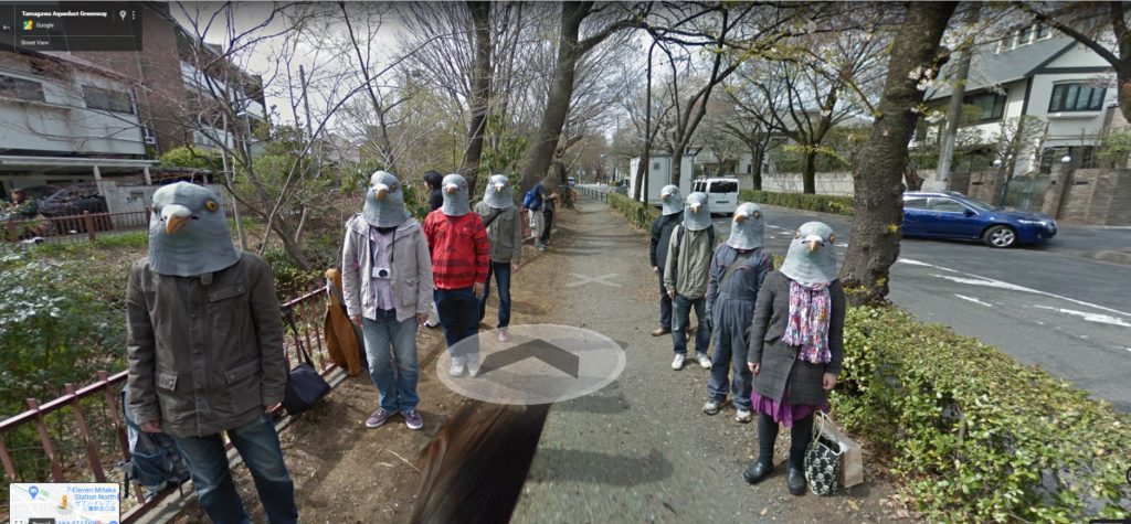 gołębie - Google Street View