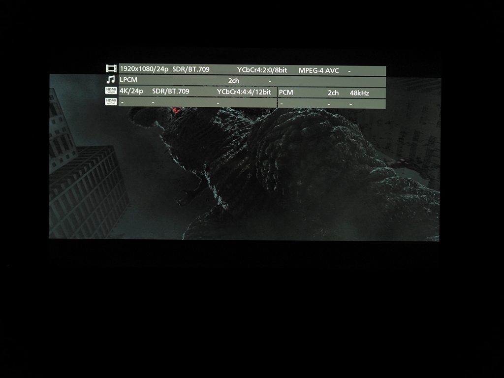 scena z filmu Shin Godzilla na ekranie TCL 50p610