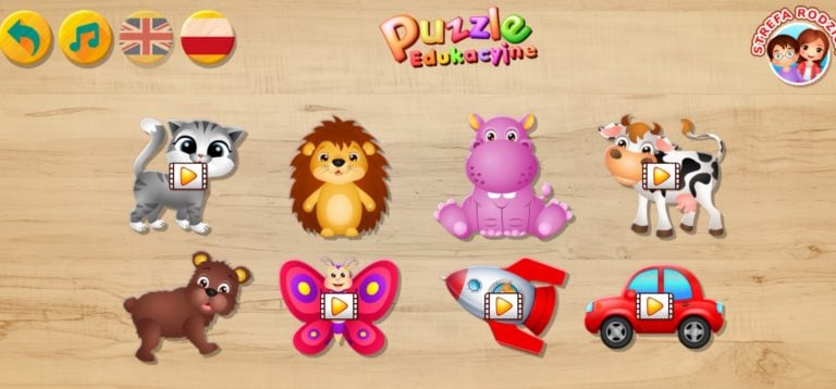 Puzzle dla Dzieci: Gra edukacyjna dla najmłodszych aplikacja