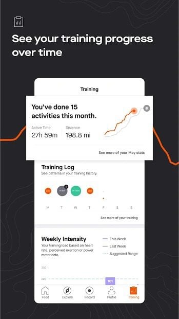 aplikacja strava - do biegania