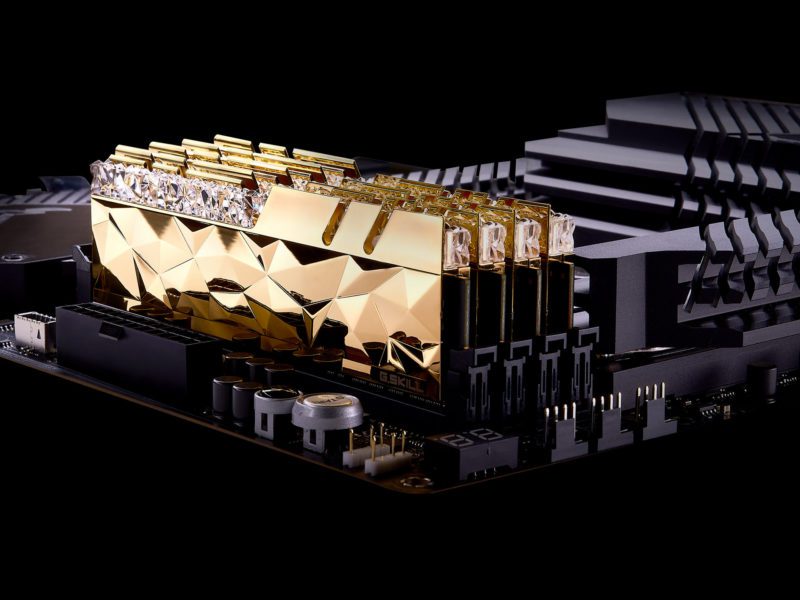 G.Skill odświeża serię luksusowych kości RAM. Złote i srebrne Trident Z Royale Elite już wkrótce na rynku