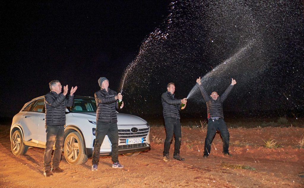 Hyundai Nexo napędzany wodorem ustanowił nowy rekord świata