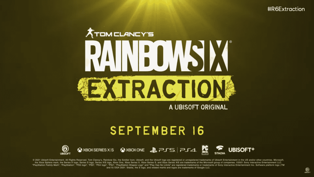 Rainbow Six Extraction premiera