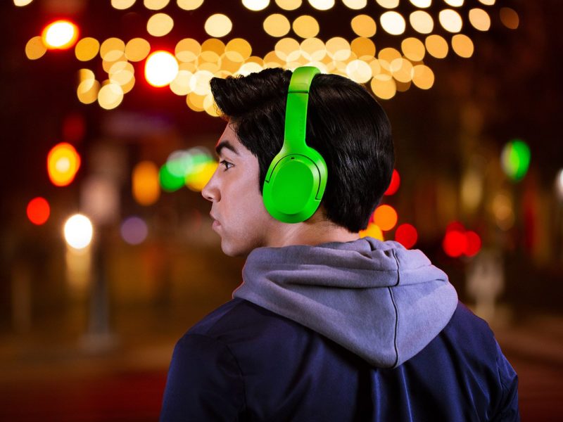 Bezprzewodowe słuchawki Razer Opus X z aktywną redukcją szumów i trybem gamingowym