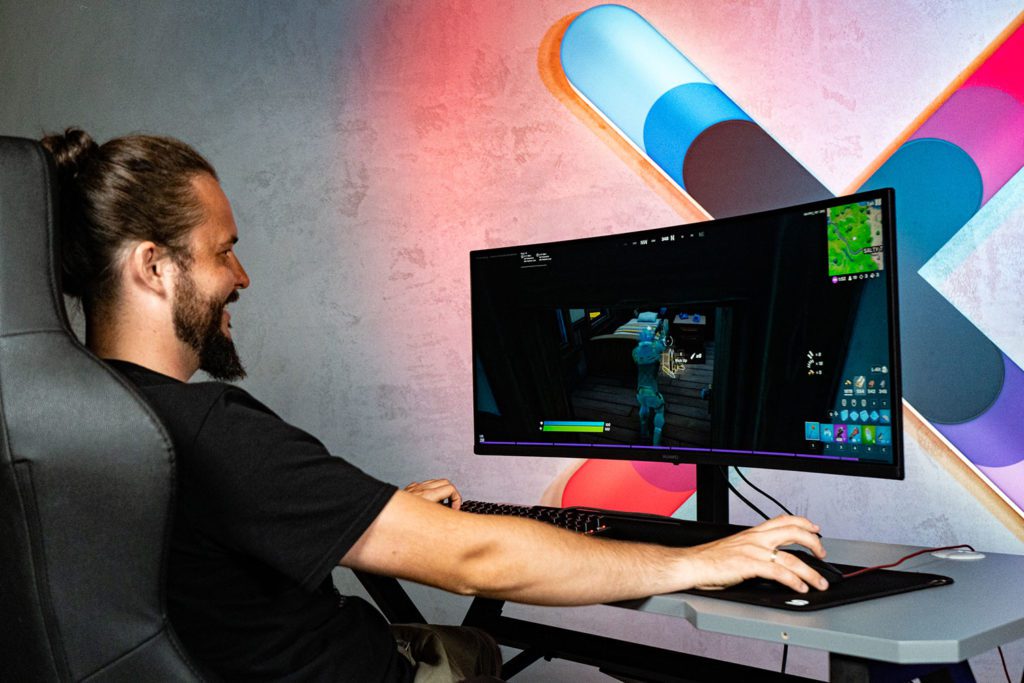 gaming na monitorze huawei mateview gt dla graczy