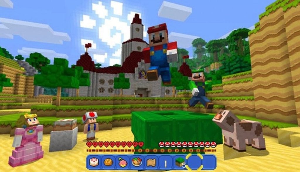 Minecraft Mario