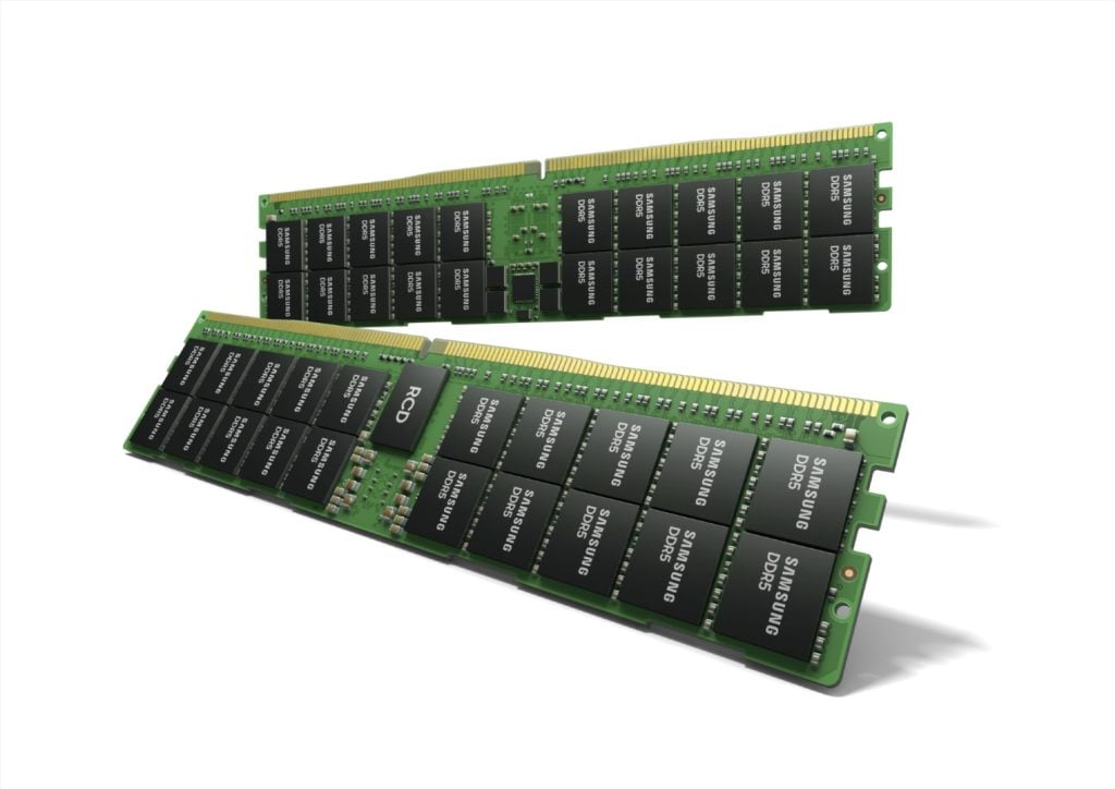 kości pamięci RAM DDR5 Samsung