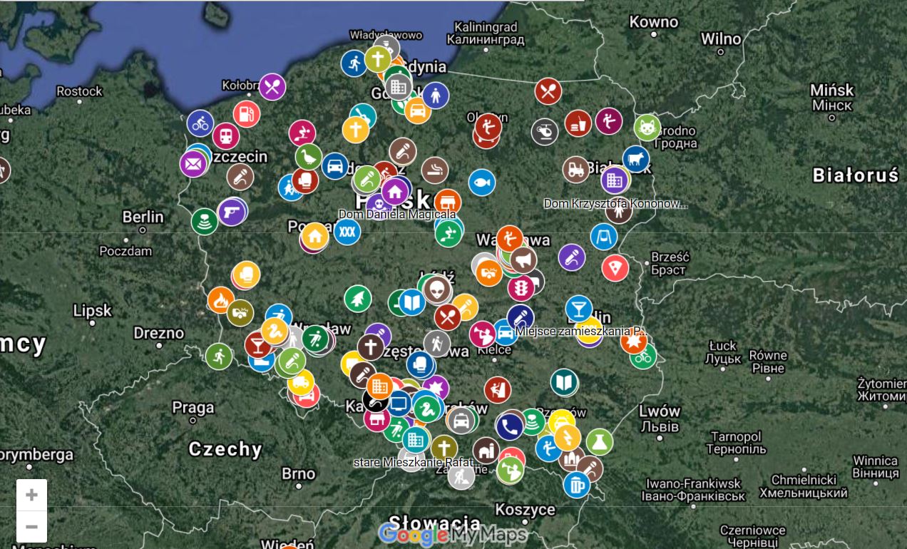 Mapa Hit W Polskiego Internetu Geex