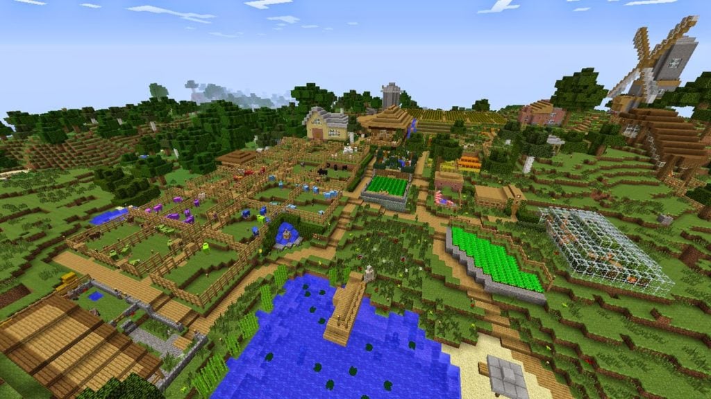 Farma w grze Minecraft