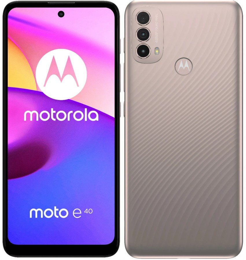 Motorola E40 wygląd