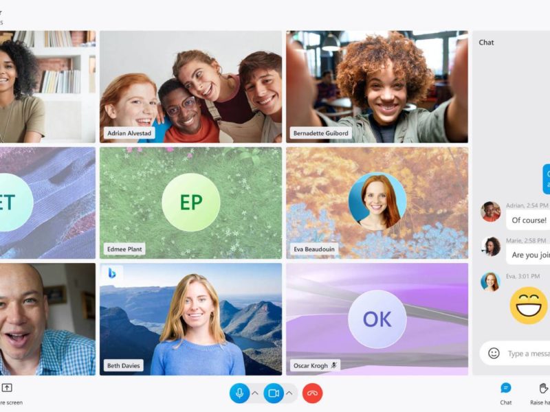 Skype z przeprojektowanym wyglądem, nowymi motywami i funkcjami