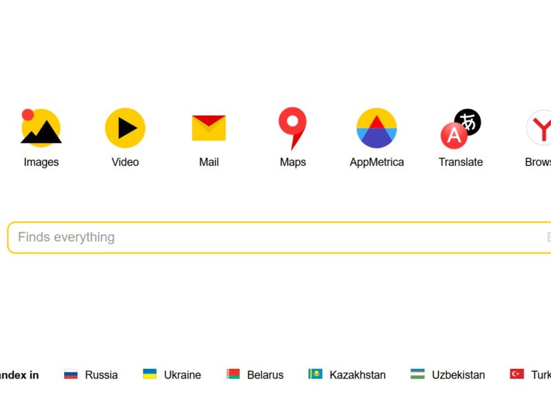 Wyszukiwarka Yandex – rosyjska wersja Google