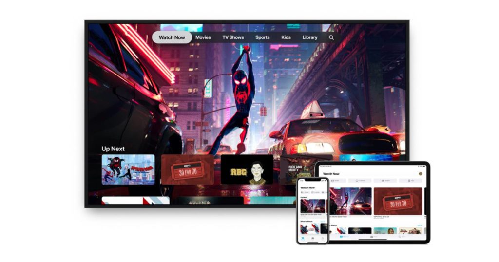 Apple TV+ Telewizor IPhone iPad