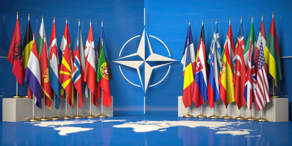 NATO - flagi państw członkowskich