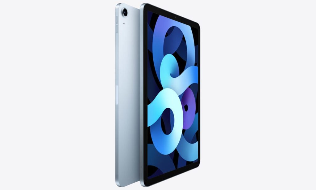 iPad Air w kolorze niebieskim