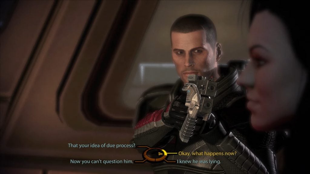 Screenshot z gry Mass Effect 2