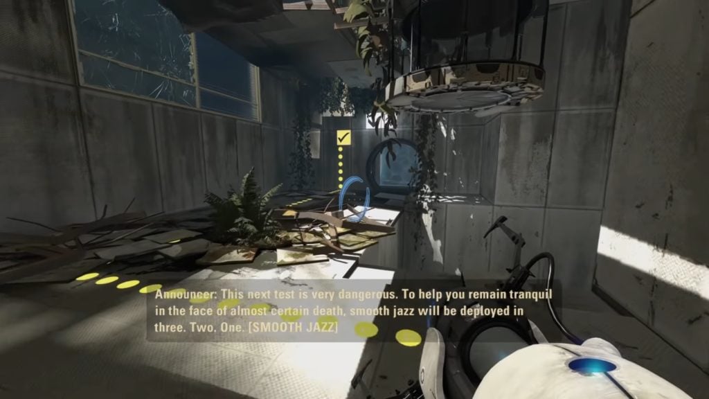 Screenshot z gry Portal 2