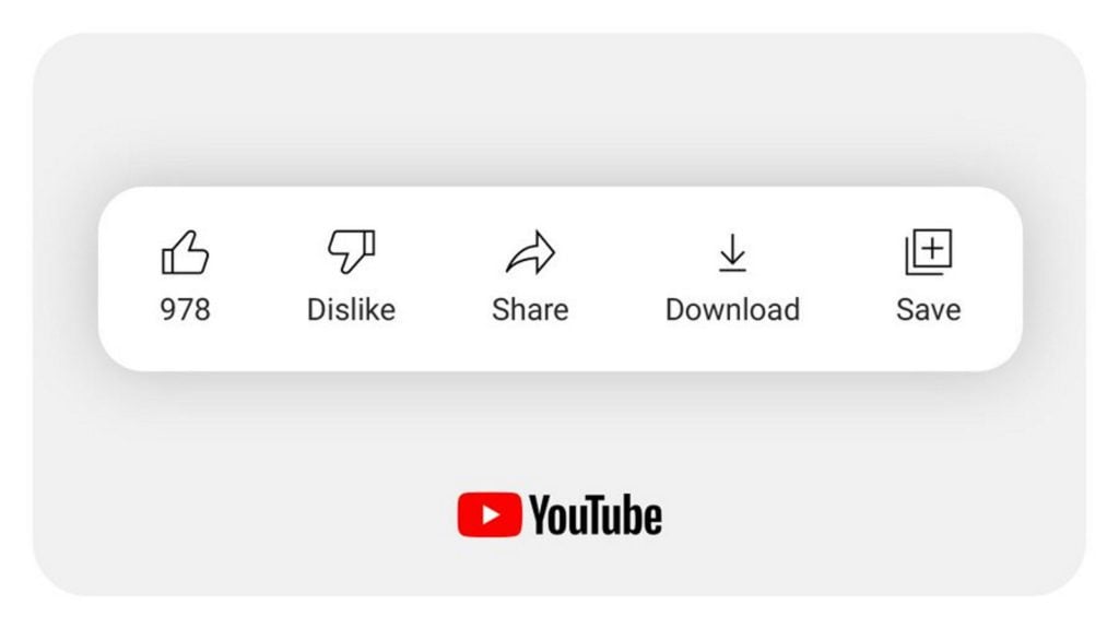 ukryty licznik łapek w dół w serwisie youtube