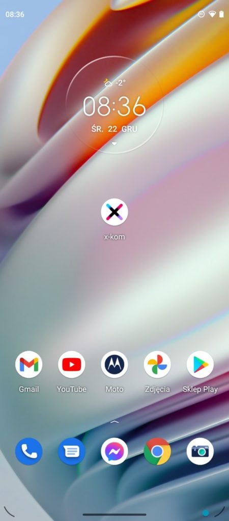 Motorola G60 ekran główny