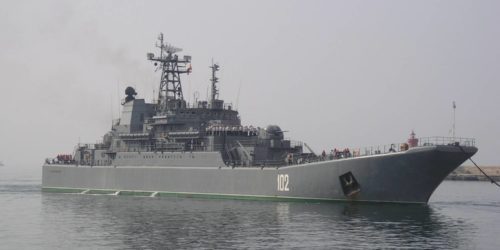 Rosyjskie okręty desantowe wyszły w morze