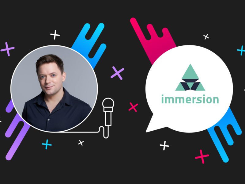Z Piotrem Baczyńskim #Immersion VR o sztucznej inteligencji, VR i nie tylko