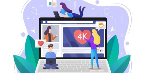 Vector social media