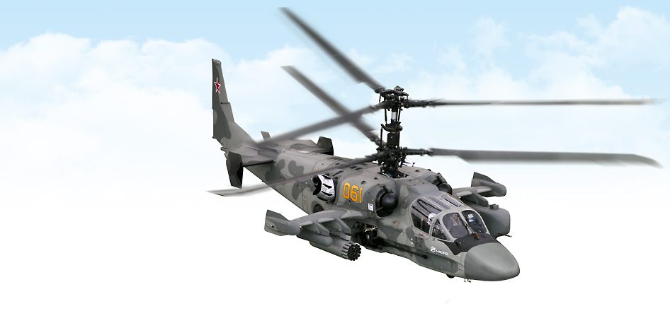 Kamow Ka-52 Aligator w locie